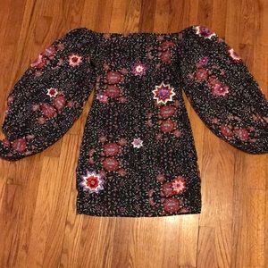 Floral Print Mini dress/ blouse.